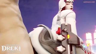 Shion right before a match (Drekl) [Overwatch] hentai