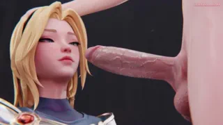 Blowjob, and tight pussy [Luxanna,lol] (Haadxee)