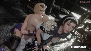 Japanese MILF Gets Her Ass Tongue Blasted by Hot Blonde [Tekken] (Ciribestgirl)