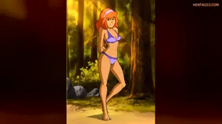 (Daphne Blake) looks very arousing when she wears bikini hentai