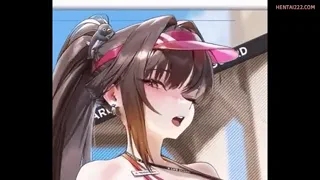 hentai Marciana enjoying the tug in slow mo