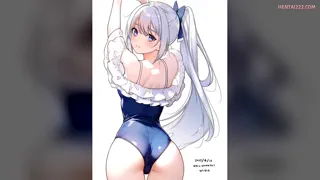 (Miyako) 's ass is so perfectly round that I would do anything to be able to pound her hard 🥵🥵🥵 no one would be able to pull me out 😭 creampies after creampies