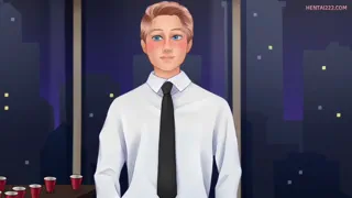 She was watching him all night. He had no idea [Office Party] lewd