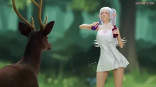Frieren dissolves her clothes while high on breast enlargement potion hentai (Oc)