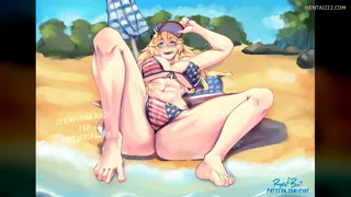 Iowa's trip to the beach (Ryufboi) hentai [Kancolle]