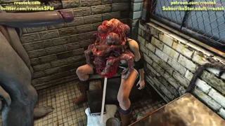 Jill Valentine infected by a parasite (Rrostek) Ecchi [Resident Evil 3 Remake]