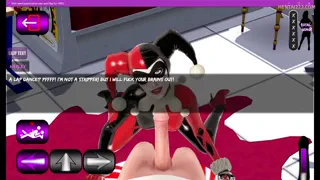 Having some breeding fun with Harley in the Asylum Justice League  [Haremcards]