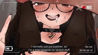 I will wear my most beautiful lipstick so be sure to make a mess of my face