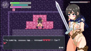The slutty knight is just taking advantage of a good situation
