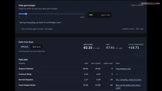 I made a Core Dust planner that tells you where to spend gems and when you’ll reach your Synchro target