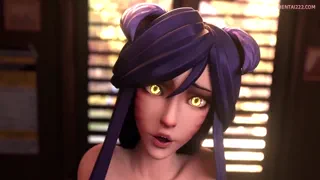 Ahri Standing Missionary Rule34 (Arawaraw)