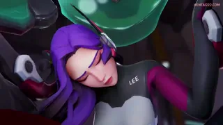 Lewd D.MON Riding Overwatch  (Conseitnsfw)
