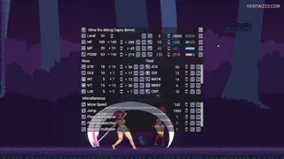 Progress report of "Magical Girl Azalea" development, this time showcasing the combat attributes system and its cute icons