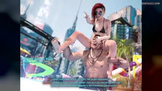 Full Comic: "Pool Gonks" Adult - V x Jackie Welles (Godwin) [Cyberpunk 2077]