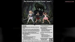NSFW Hentai Anime Action Comic – Three girls vs a forest that wants them gone