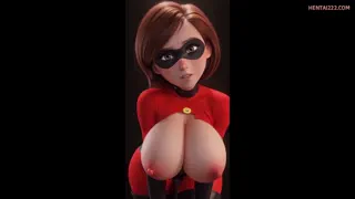 Helen Parr putting her powers to good use