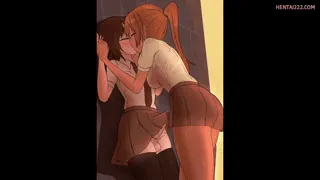 I want to be pinned against a wall by a taller woman... Teasing me until I make a mess of my skirt