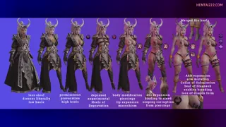 Games with visual progression for corruption