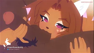 “Mmmph~ Fuck, your cock is so fucking thick… I can barely wrap my hands around it but I’m still drooling all over it like a needy little slut ♡”