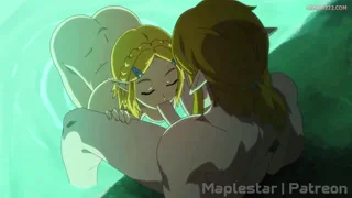 Link interrupt Zelda bath time [Maplestar]