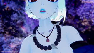 Your face looks so lovely covered in my cum (Date A Monster Girl) [Stellamarisvr]