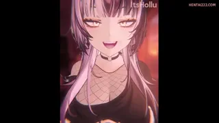 “Shhh~ Just lay back and let your goth big sis help you relax… ♡”