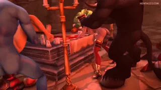 Sally Whitemane gets fucked by a tauren in the Scarlet Monastery