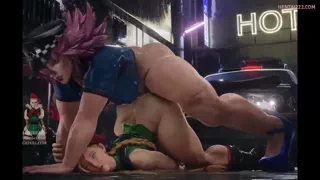 Poison rammed her fat cock up Cammy's asshole (Generalbutch) [Streetfighter]