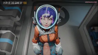 Juno gets clipped on by a massive sniper (Nuttycravat) [Overwatch]