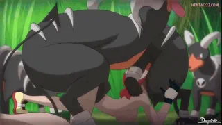 After being left gaping and paralyzed a pack of houndoom come to use me. I want to be used and knotted by hot pokecocks. 🔥🤤