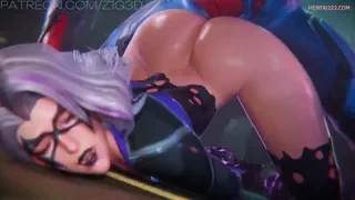 Black Cat getting pounded by Spider-Man (Z1g3d) [Marvel Rivals]
