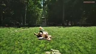 I made a souls-like (Not Ai Art) (Futanari/feet)