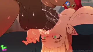 What did you expect little princess~? That you would win us over to your cause? You're just our slut now~